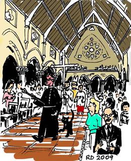 Barnabas leads the Procession