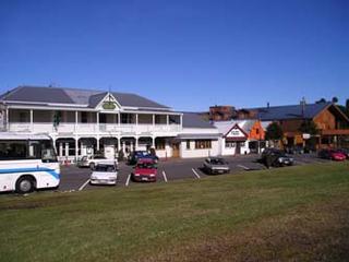 Hotel with bus